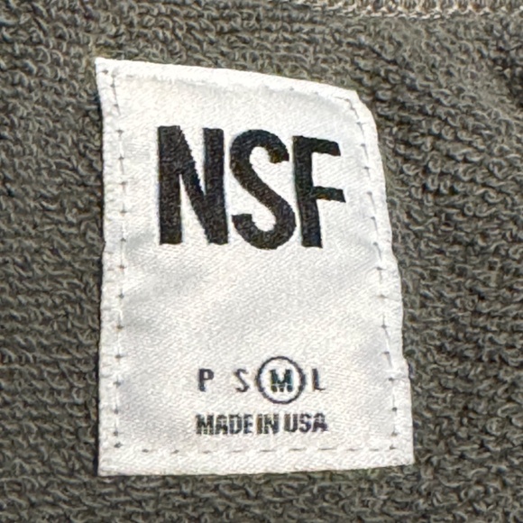 NSF Size Medium Sage Ellie Cargo Pocket Harem Sweatpants Joggers - Picture 7 of 9